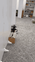 PhysicalAgent: the mobile robot navigating the same task