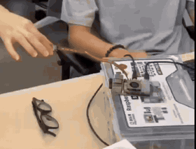 PLM demo: interacting with objects in front of the device